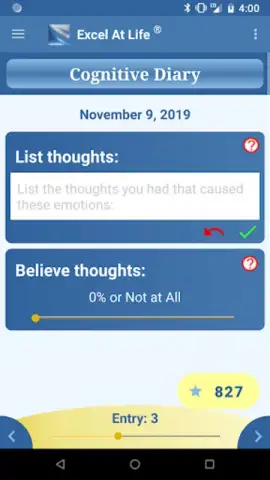 Cognitive Diary CBT Self-Help скриншот 7