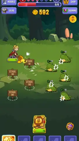 Idle Quest Heroes скриншот 2