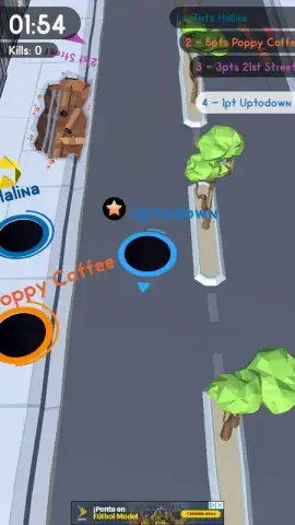 Hole.io скриншот 12