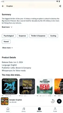 Audible скриншот 3