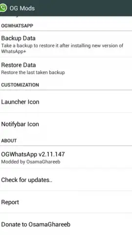 OGWhatsApp скриншот 3