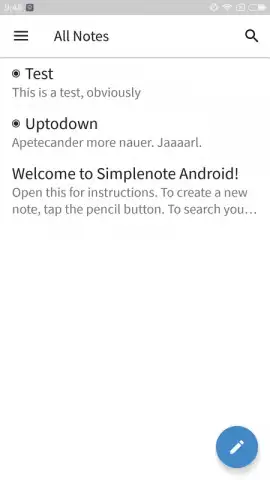 Simplenote скриншот 1