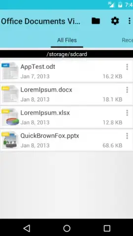 Office Documents Viewer (Free) скриншот 2