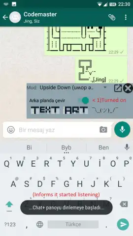 Upside Down Chat+ скриншот 6