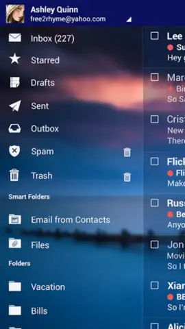 Yahoo Mail скриншот 5