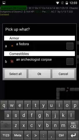 UnNetHack скриншот 2