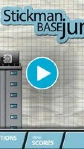 Stickman Base Jumper скриншот 1