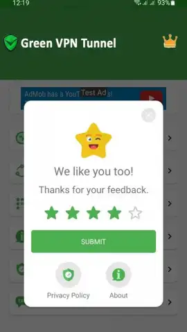 Green VPN Tunnel - Super Fast Net скриншот 4