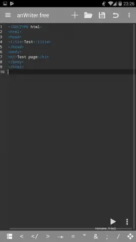 anWriter Free HTML Editor скриншот 3