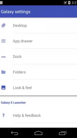 Galaxy S Launcher скриншот 2