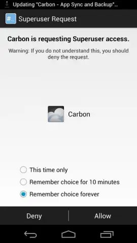 Superuser (for Android 4) скриншот 1