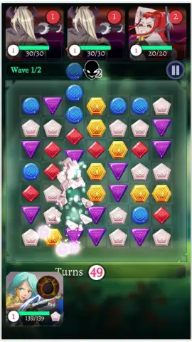 Puzzle Fantasy Battles скриншот 2