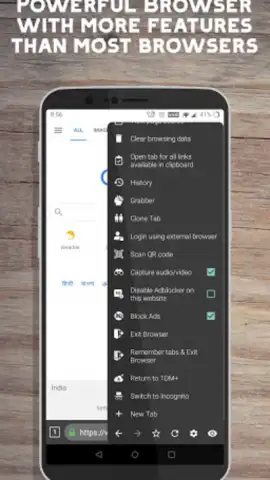 1DM Lite: Browser & Downloader скриншот 4