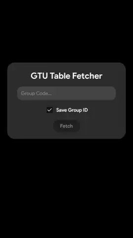 GTU Tables скриншот 1