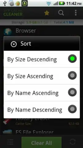 App Cache Cleaner скриншот 1