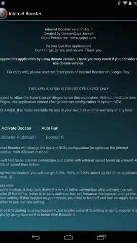 Internet Booster (root) скриншот 3