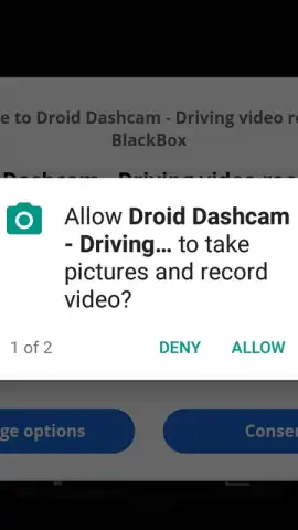 Droid Dashcam - Driving video recorder скриншот 4