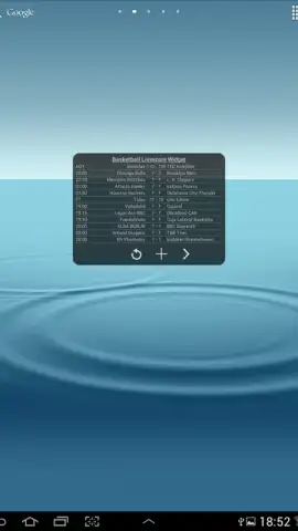 Basketball Livescore Widget скриншот 4