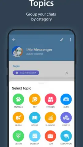 iMe Messenger & Crypto Wallet скриншот 6