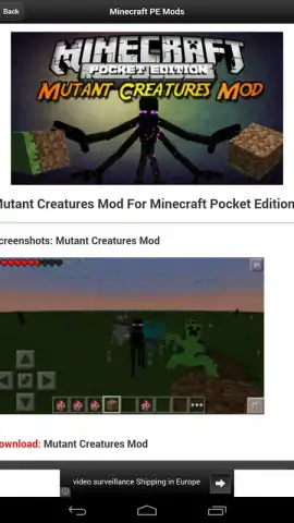 Mods Minecraft PE PRO скриншот 1