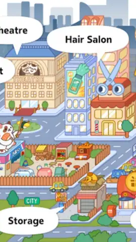 Toca Life: City скриншот 3