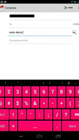 Pink Keyboard скриншот 13