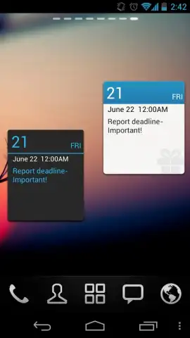 GO Calendar Widget скриншот 2