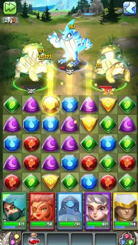 Dragon Strike: Puzzle RPG скриншот 5