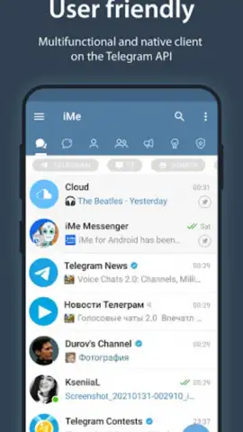 iMe Messenger & Crypto Wallet скриншот 9