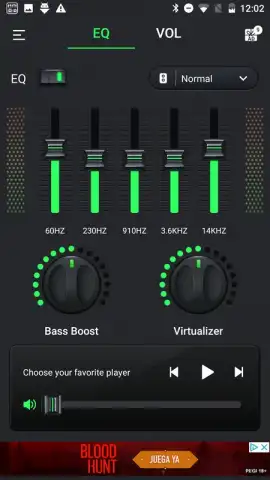 Equalizer & Bass Booster скриншот 7