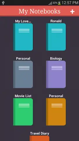 My Notebooks скриншот 2