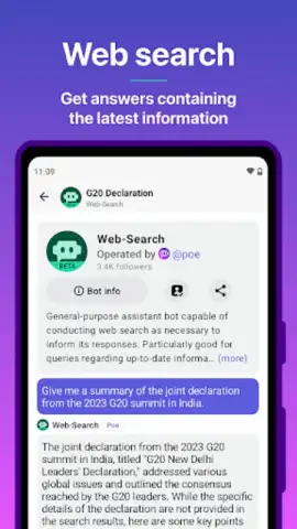 Poe - Fast AI Chat скриншот 8