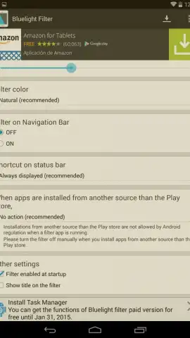 Bluelight Filter for Eye Care скриншот 3