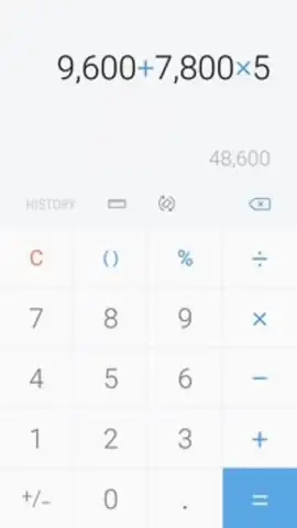 Samsung Calculator скриншот 2