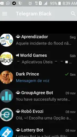 Telegram Black скриншот 7