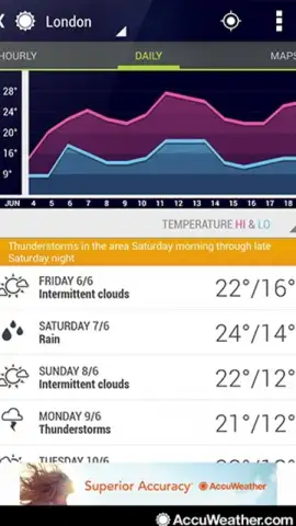 AccuWeather скриншот 13