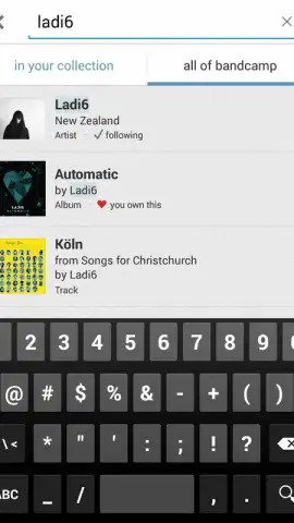 Bandcamp скриншот 3