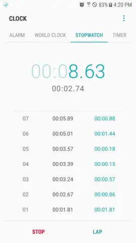 Samsung Clock скриншот 4