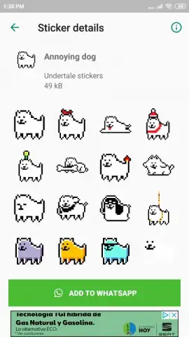 Undertale & Deltarune Stickers for WhatsApp скриншот 6