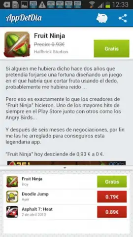 App del día скриншот 1