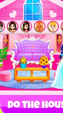 Princess Doll House Decoration скриншот 2