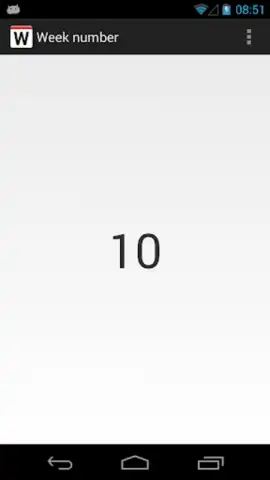 Week number скриншот 2