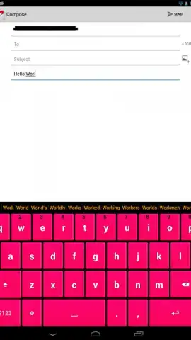 Pink Keyboard скриншот 16