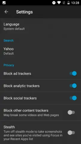 Firefox Focus скриншот 6