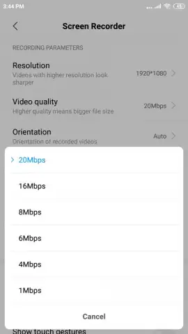 MIUI Screen recorder скриншот 5