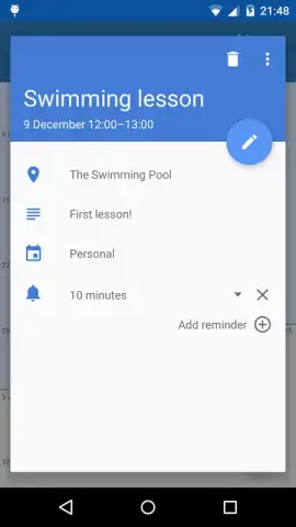 Touch Calendar Free скриншот 7