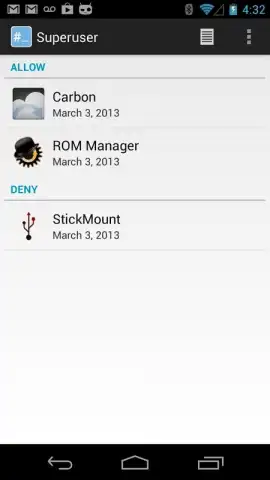 Superuser (for Android 4) скриншот 3