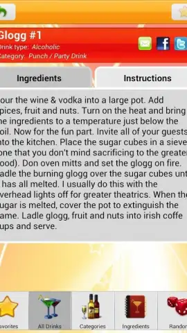 8,500 Drink Recipes Free скриншот 3