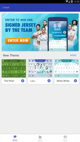 Real Madrid Kika Keyboard скриншот 3