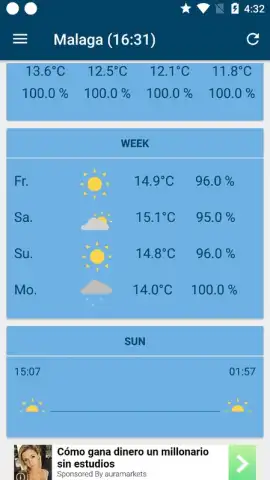 The Weather App скриншот 1